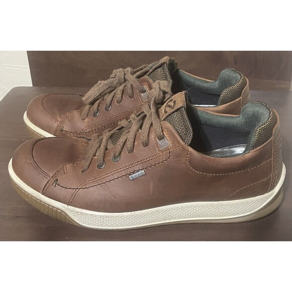 Ecco Other - Ecco Men's Brown Byway Tred Gore-Tex Lace Up Leather Sneaker Size 8